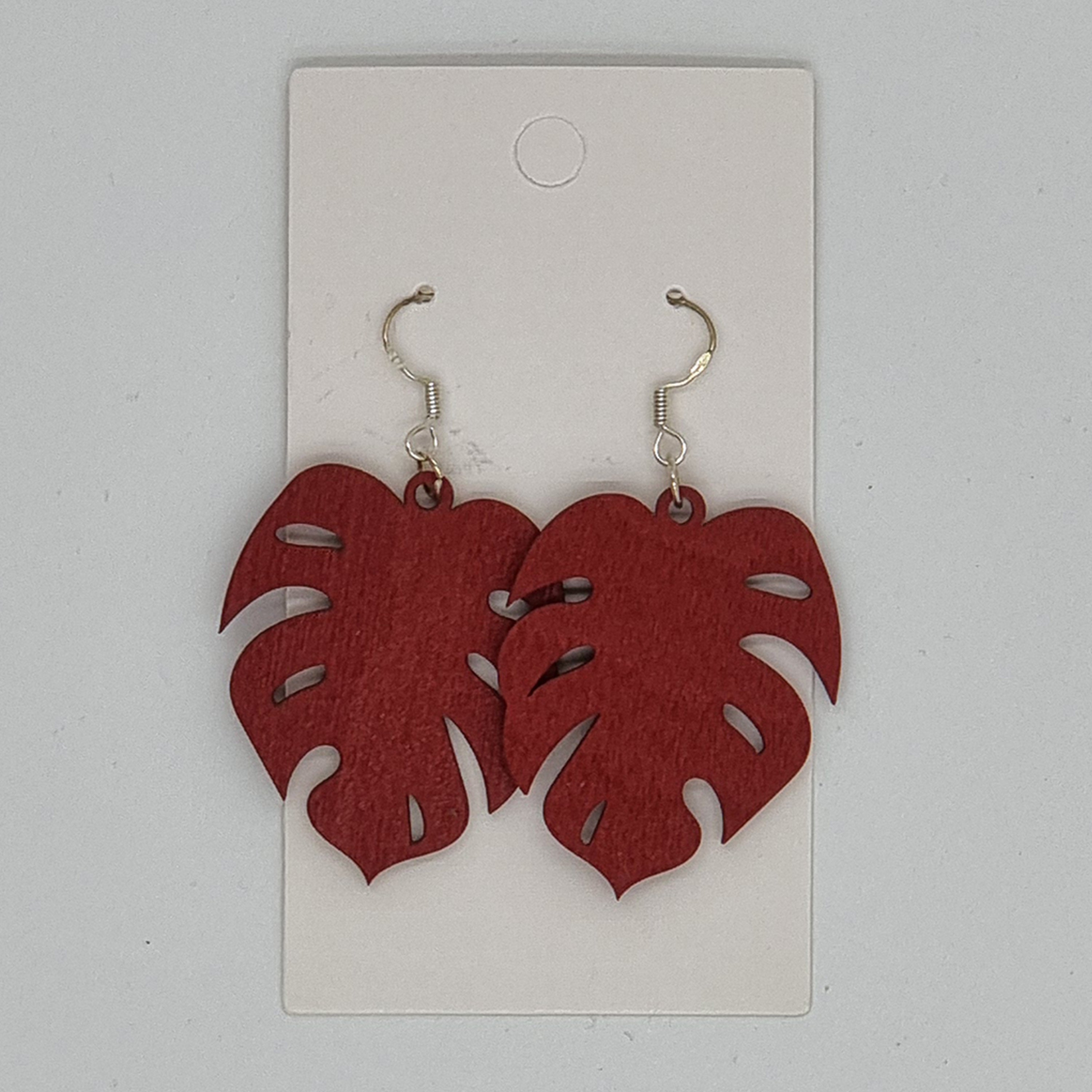 Monstera-korvakorut punaiset