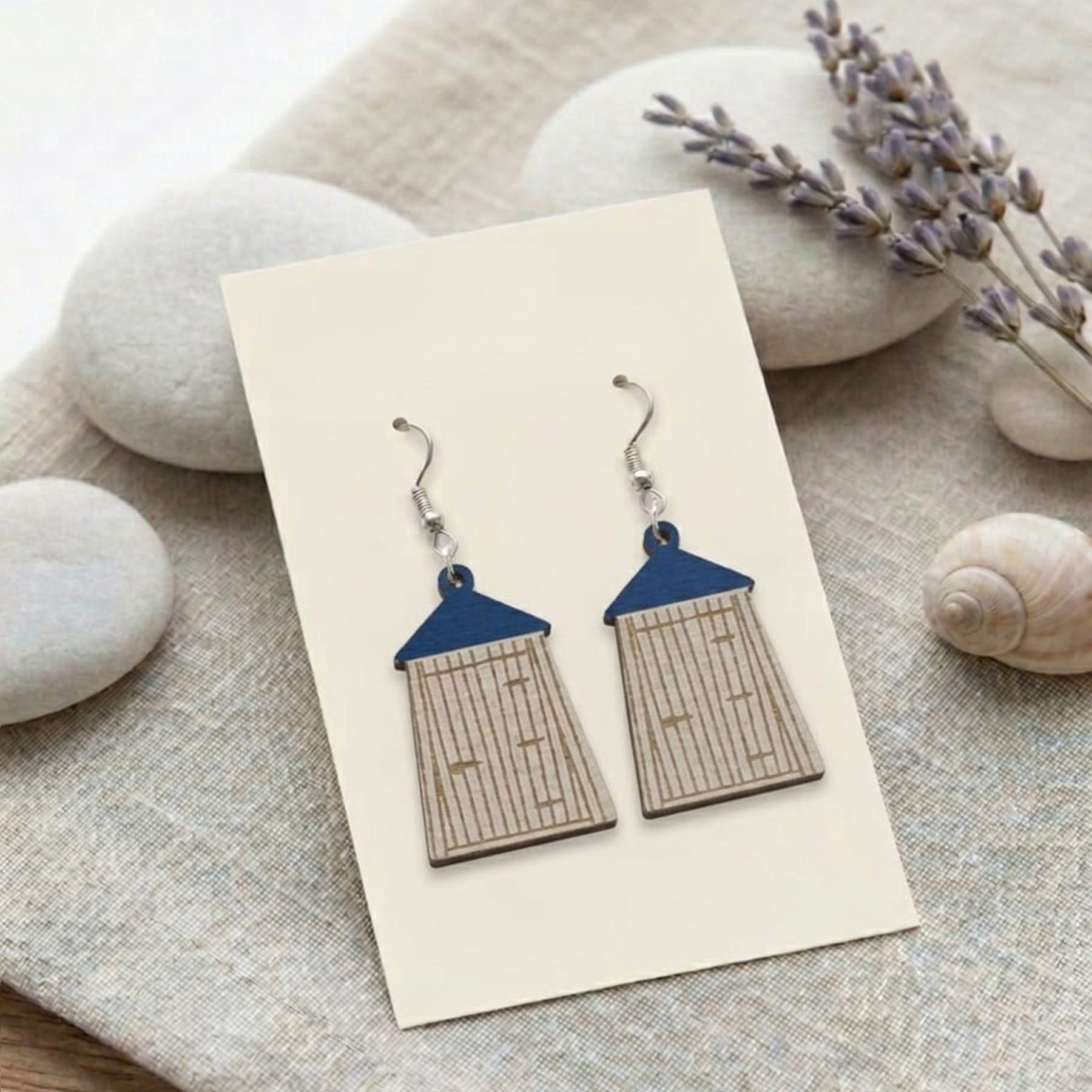 Bathing Hut Earrings