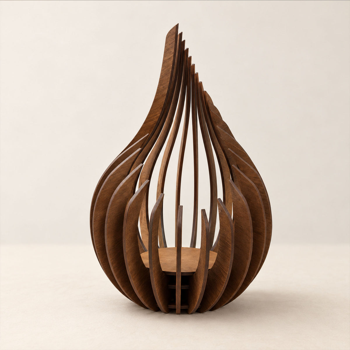 Wooden Flame – dekorativt LED-ljus